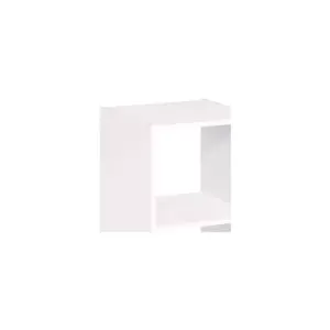 ClosetMaid 4583 Heavy Duty Decorative Bookcase Open Back 8-Cube Storage Organizer in White with Hardware for Closet, Office, or Toys