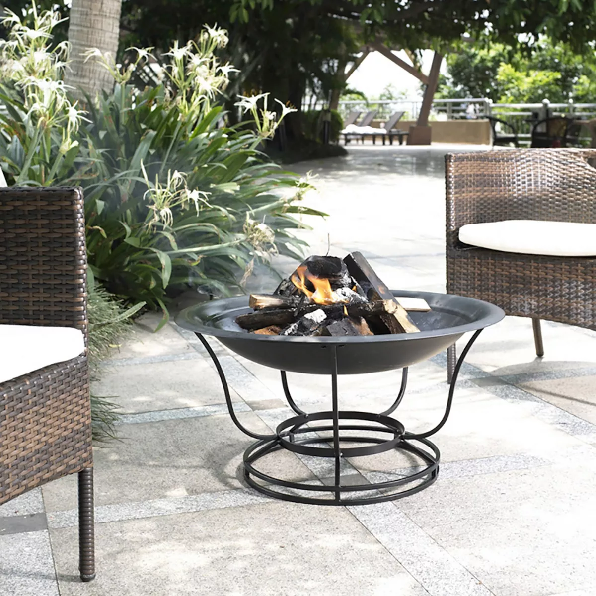 Buckner Firepit - Black - Crosley