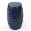 Lilac 12" Iron Side Table - Dark Blue - Christopher Knight Home