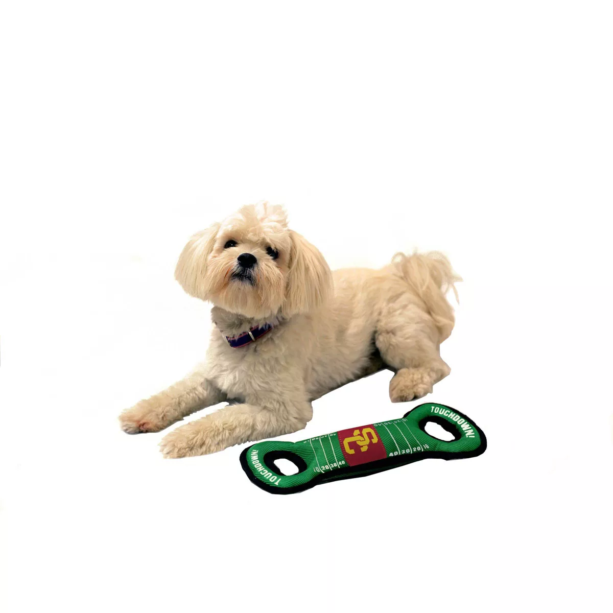 NCAA USC Trojans Field Dog Toy