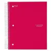 Five Star 5 Subject Wide Ruled Spiral Notebook (Color Will Vary)