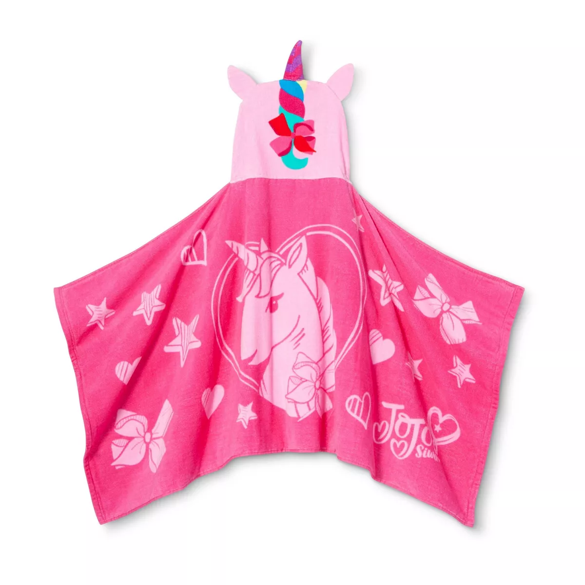 JoJo Siwa Unicorn Hooded Bath Towel Pink
