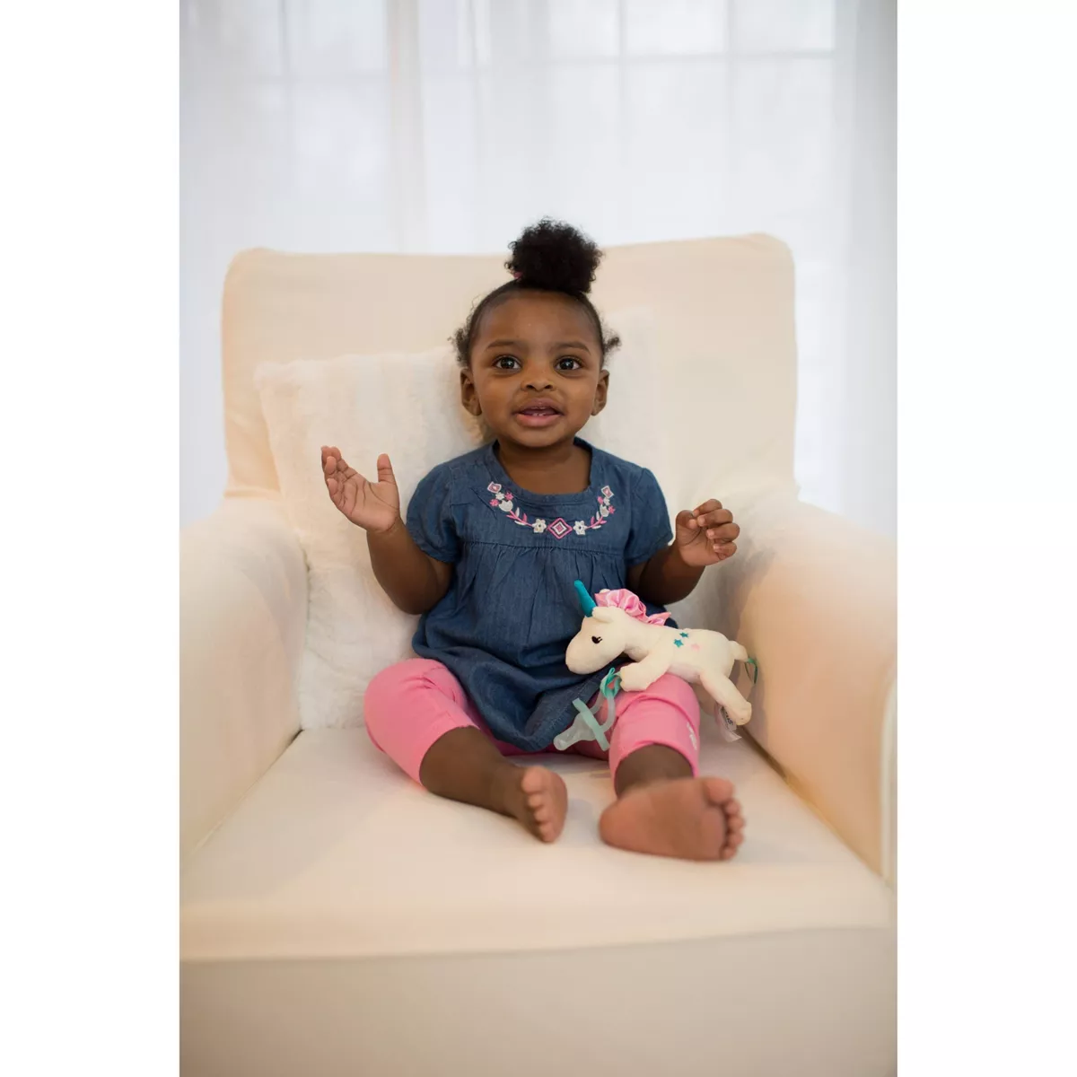 Dr. Brown's Unicorn Lovey Pacifer & Teether Holder