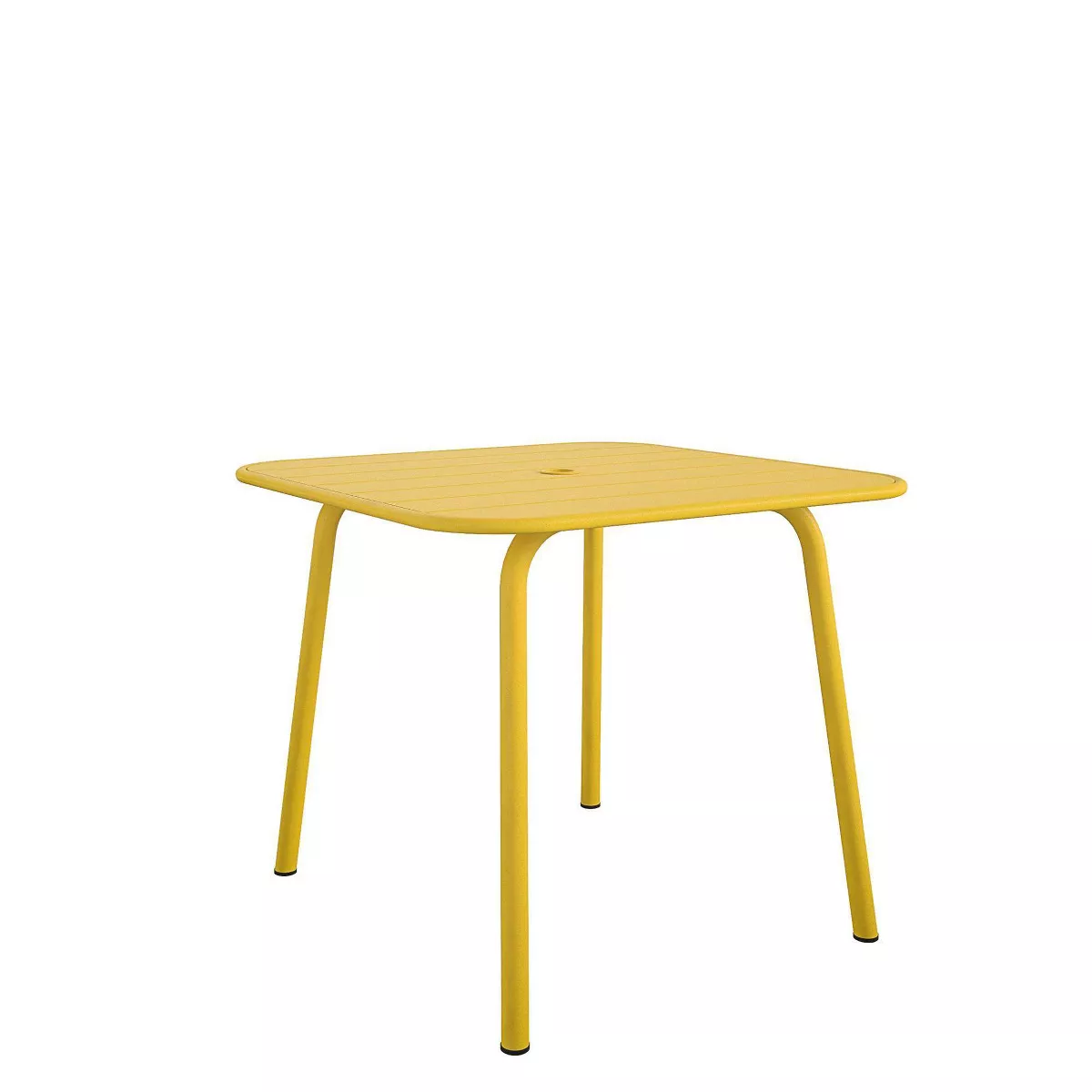 June Square Patio Dining Table - Yellow - Novogratz