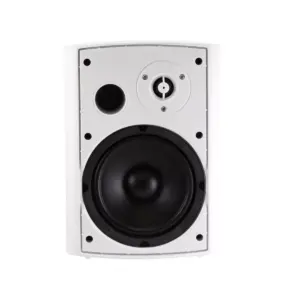Monoprice 2-Way Active Wall Mount Speakers (Pair) 25W White