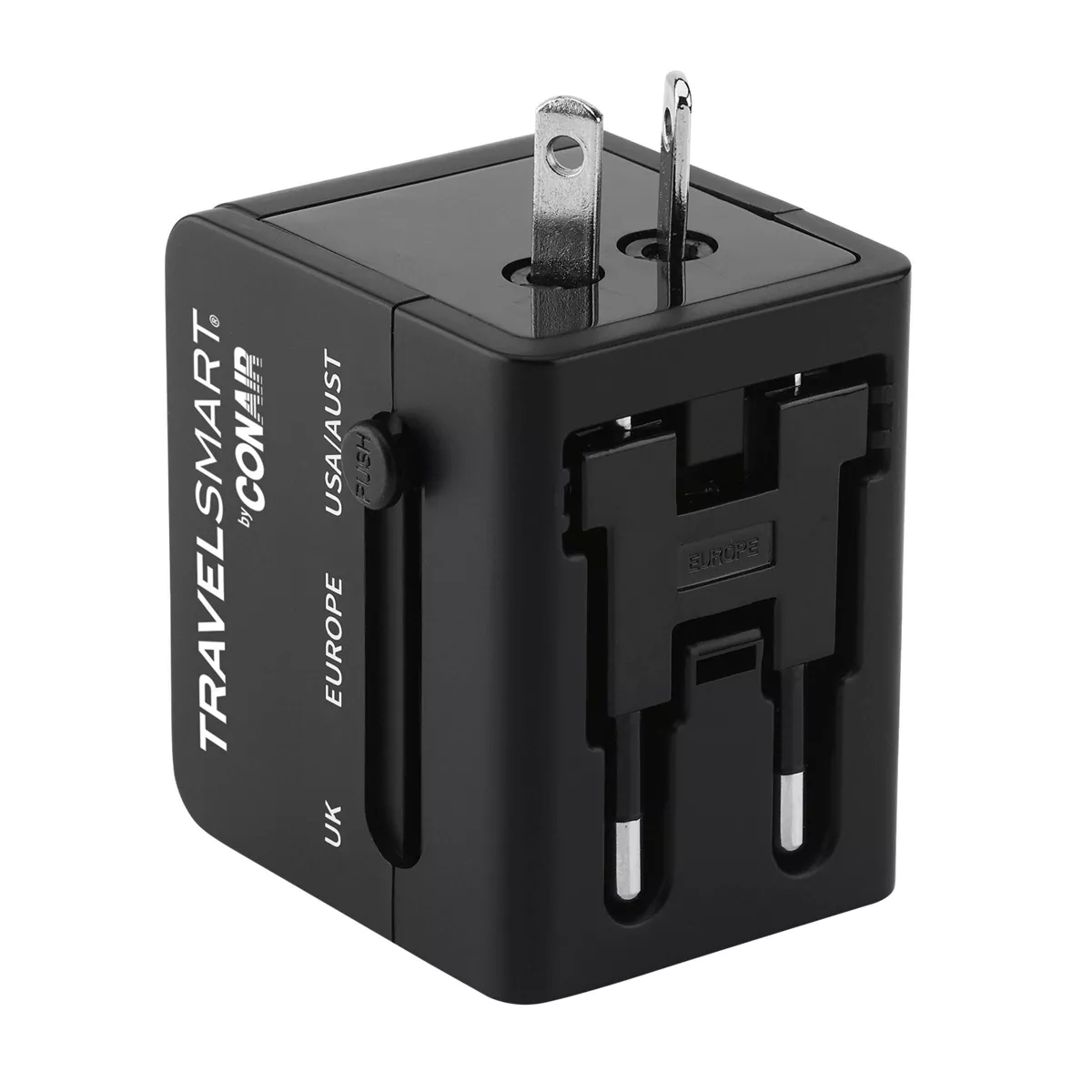 Travel Smart by Conair All-in-One Adapter - Black