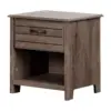 Ulysses 1-Drawer Nightstand Fall Oak - South Shore