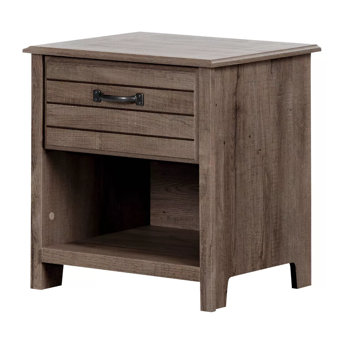 Ulysses 1-Drawer Nightstand Fall Oak - South Shore