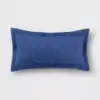 Decorative Lumbar Pillow Navy - Threshold™