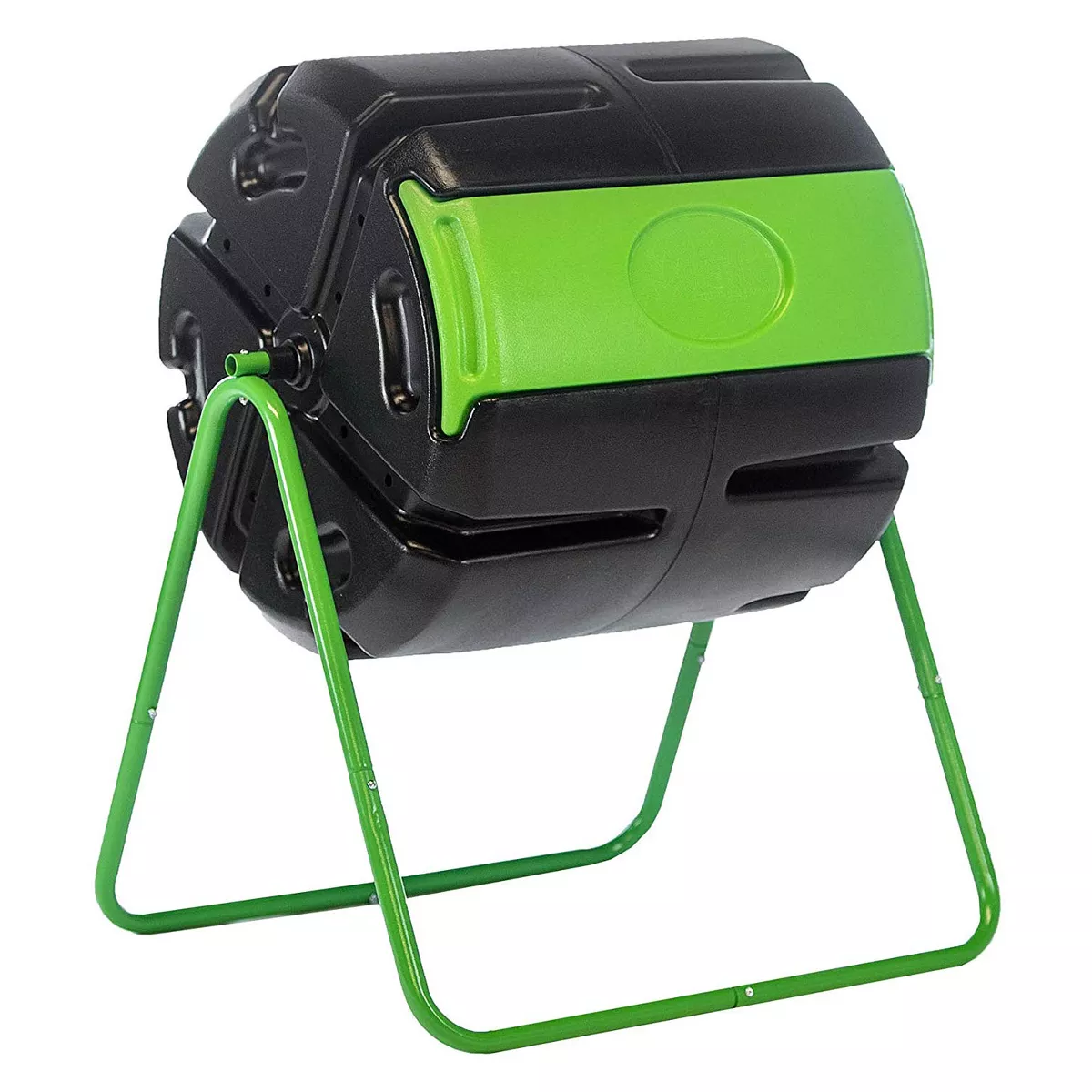 FCMP Outdoor HF-RM4000 HOTFROG Roto 37 Gallon BPA Free Plastic Rotating Tumbling Spinning Composter Compost Bin