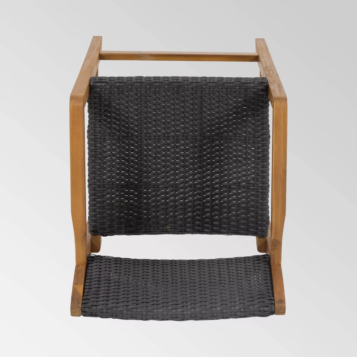 Genesee 2pk Acacia Wood Bar Stools - Teak/Black - Christopher Knight Home