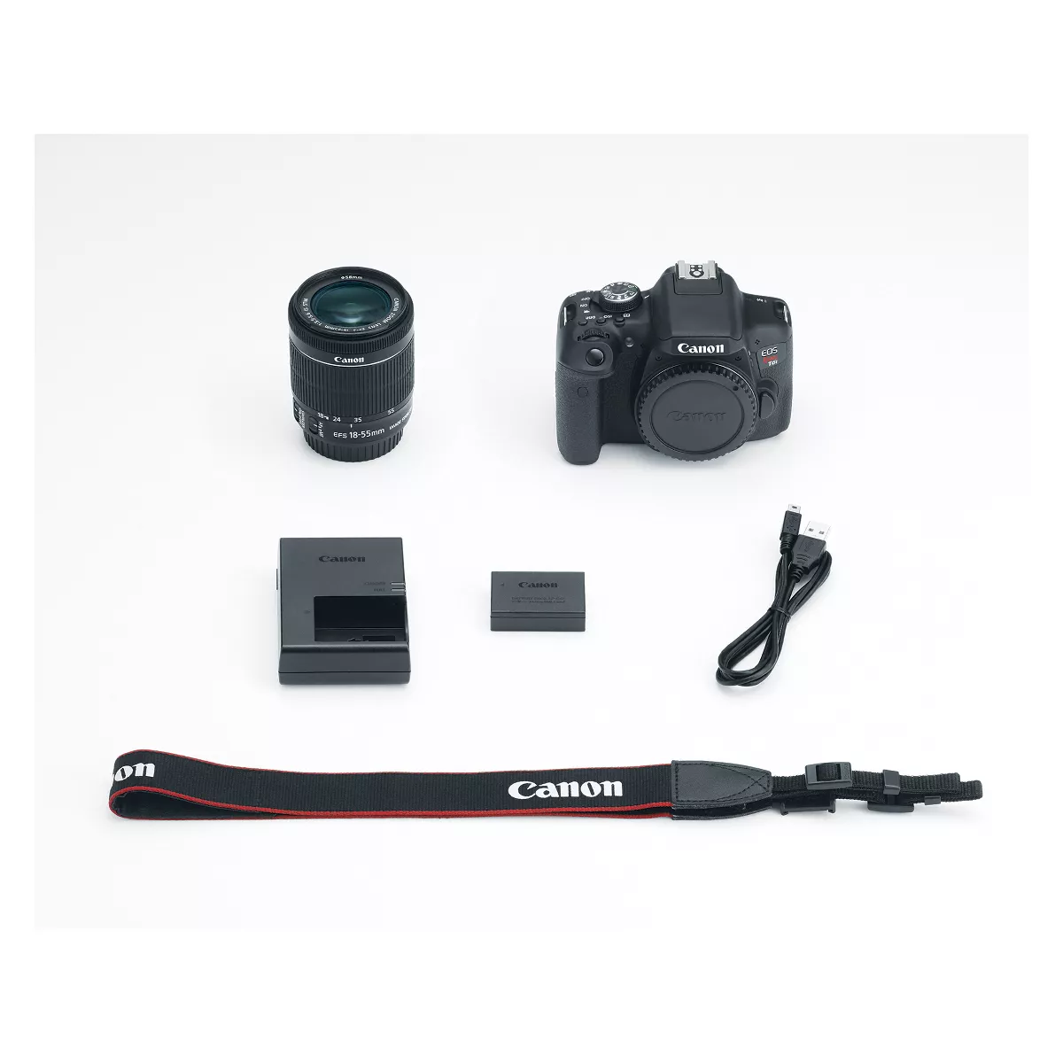 Canon EOS Rebel T6i EF-S 18-55mm IS STM Kit - Black (0591C003)