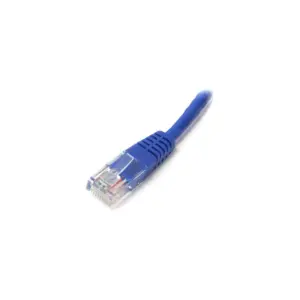 StarTech.com 6 ft Blue Molded Cat5e UTP Patch Cable - Category 5e - 6 ft - 1 x RJ-45 Male Network - 1 x RJ-45 Male Network - Blue