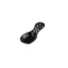 Home Basics Cast Iron Rooster Spoon Rest, Black