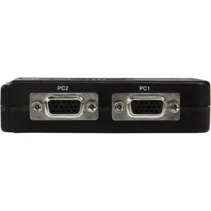 StarTech.com 2 Port USB KVM Kit with Cables and Audio Switching - KVM / audio switch - USB - 2 ports - 1 local user - 2 x 1 - 2 x HD-15 Video/USB
