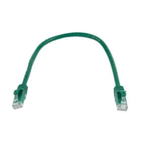 Monoprice Cat5E Ethernet Patch Cable - 1 Feet - Green | Network Internet Cord - Snagless RJ45, Stranded, 350Mhz, Utp, Pure Bare Copper Wire, 24Awg -