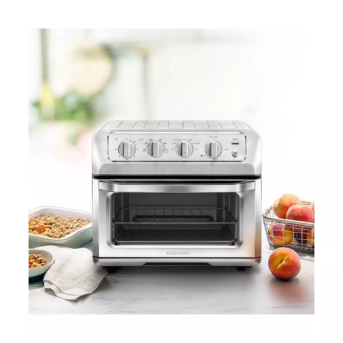 Chefman 20L Air Fryer Toaster Oven - RJ50-SS-M20