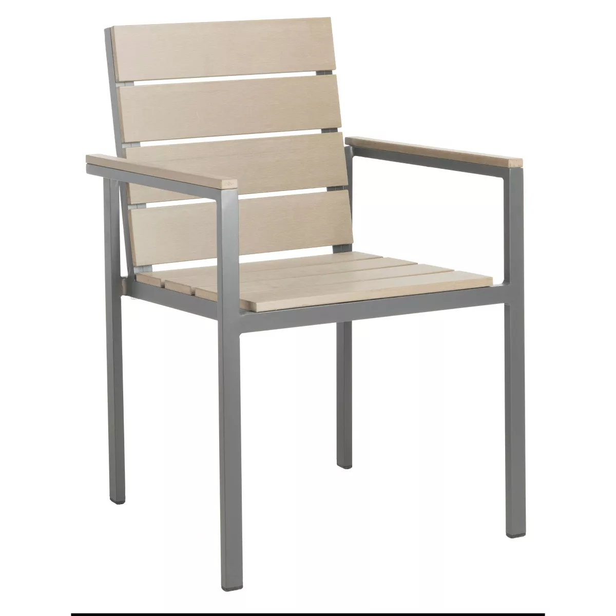 Beldan 2pk Stackable Accent Chair - Distressed Taupe - Safavieh
