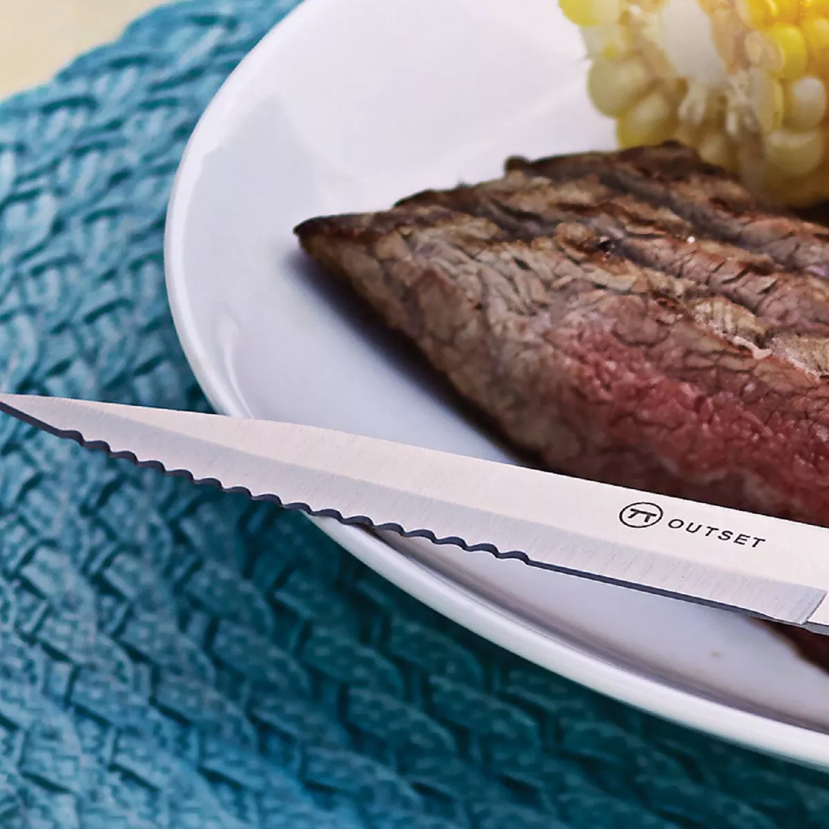 6pc Rosewood Steak Knives Set - Outset