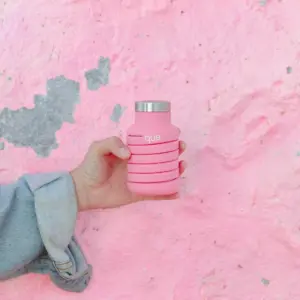 20oz que Bottle Coral Pink