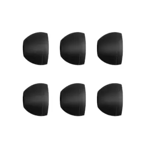 Insten Silicone Eartips for All 4.5-5.5mm Nozzle In-Ear / True Wireless EarBuds Replacement, 3 Pairs Medium Size with Storage Box