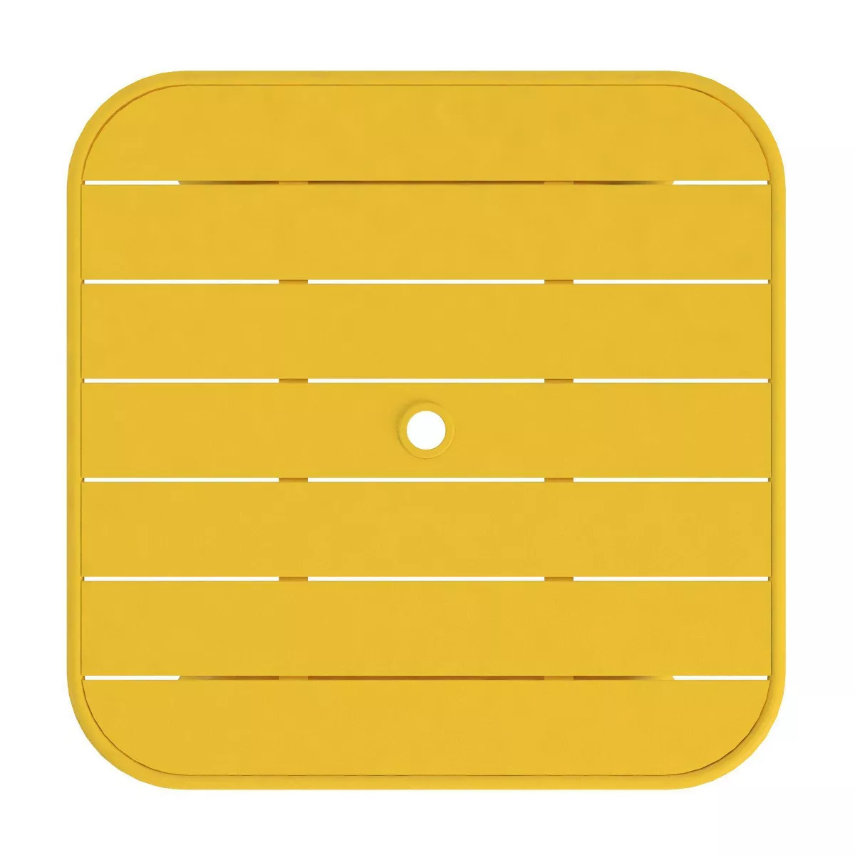 June Square Patio Dining Table - Yellow - Novogratz