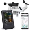 Logia 5-in-1 Wi-Fi Weather Station with Solar | Indoor/Outdoor Remote Monitoring System, Temperature Humidity Wind Speed/Direction Rain & More, Wireless Color Console w/Forecast Data, Alarm, Alerts