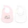 Little Treasure Baby Girl Silicone Bibs 2pk, Princess, One Size