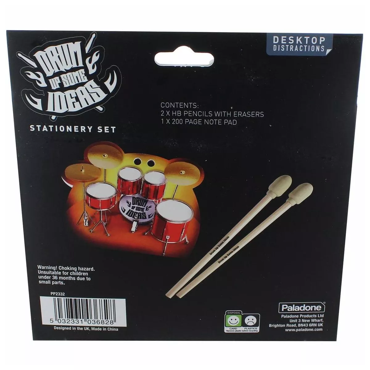 Paladone Products Ltd. Drum Up Some Ideas Stationery Set