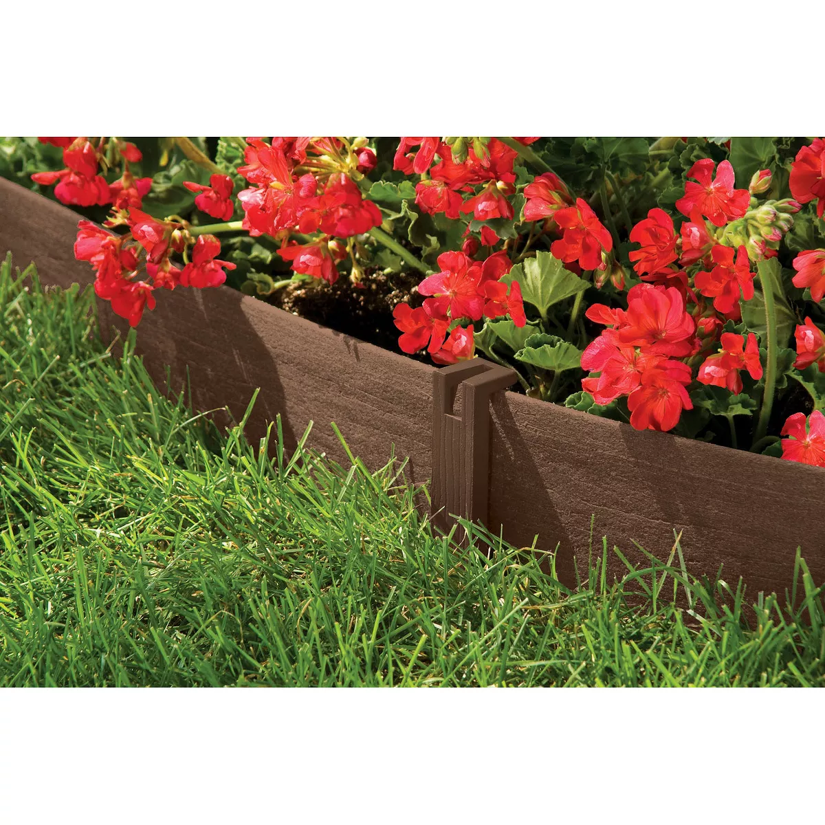 80' Garden Edging ECO Edge Max 4 Pack - Brown - Suncast