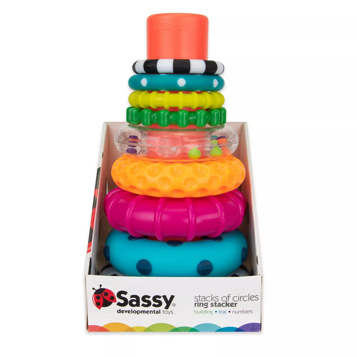Sassy Stacks of Circles Ring Stacker