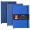 Arteza Premium Paper Note Journal Variety Pack, Blue, 96 Sheets Each - 3 Pack (ARTZ-4273)