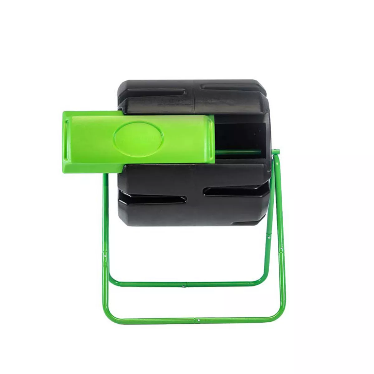 FCMP Outdoor HF-RM4000 HOTFROG Roto 37 Gallon BPA Free Plastic Rotating Tumbling Spinning Composter Compost Bin
