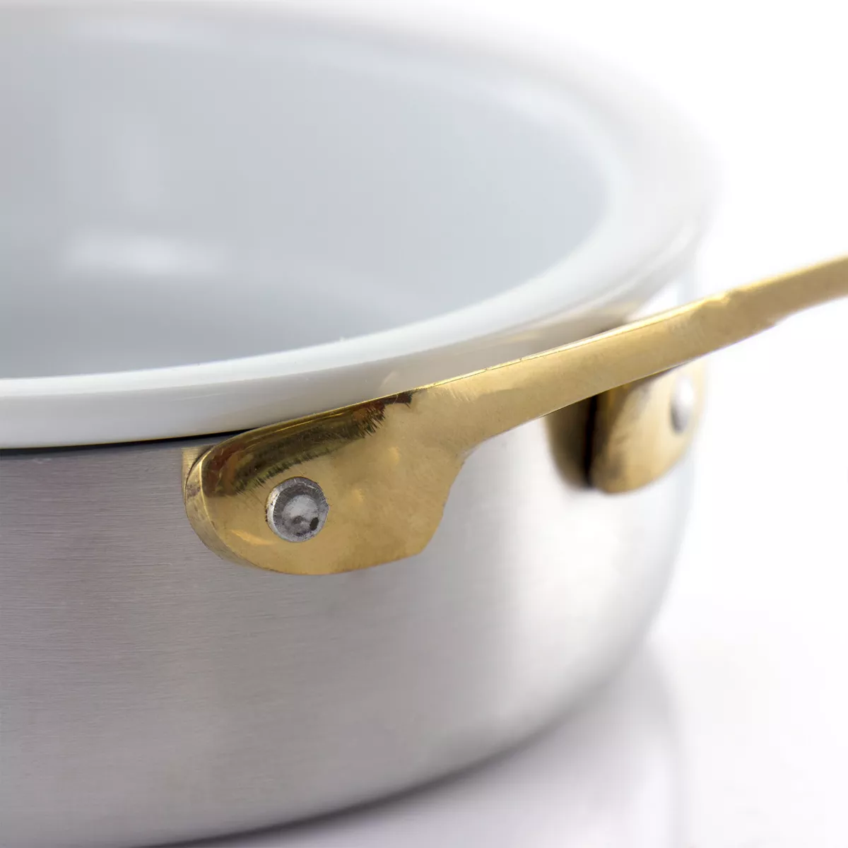 Gibson Home Noble Taste 5 Inch Mini Aluminum Frying Pan with Ceramic Insert