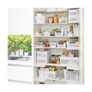 Ezy Storage 32133 Small Brickor Plastic Household Organization Basket, (12 Pack)