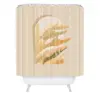 Iveta Abolina Sorrento Sunset Shower Curtain Brown - Deny Designs