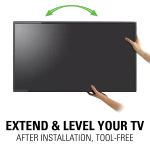 Sanus VLF613-B1 Super Slim Full Motion TV Mount for 40