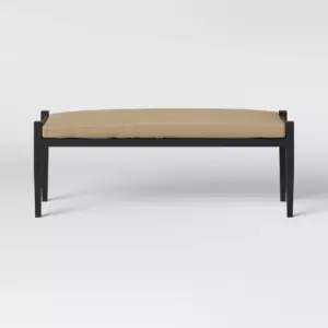 Fairmont Metal Patio Dining Bench - Tan - Threshold™