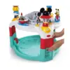 Bright Starts Mickey Mouse and Friends Camping Baby Bouncer Activity Play Center with Musical Sounds and Lights, For 6 to 12 Months