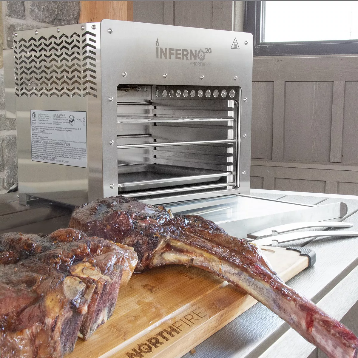 Vivere Inferno2G Double Gourmet Propane Infrared Grill