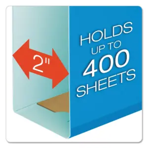 Pendaflex Reinforced Hanging Folders 1/5 Tab Letter Blue 25/Box 415215BLU