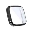 Insten Screen Protector with Soft TPU Rubber Protective Case Bumper Compatible with Fitbit Versa 2, Clear/Black