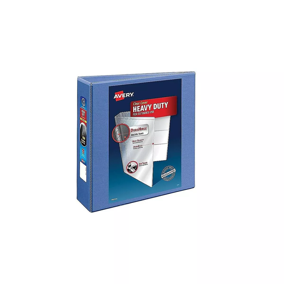 Avery Heavy-Duty 3" 3-Ring View Binder Periwinkle (17558) 711392