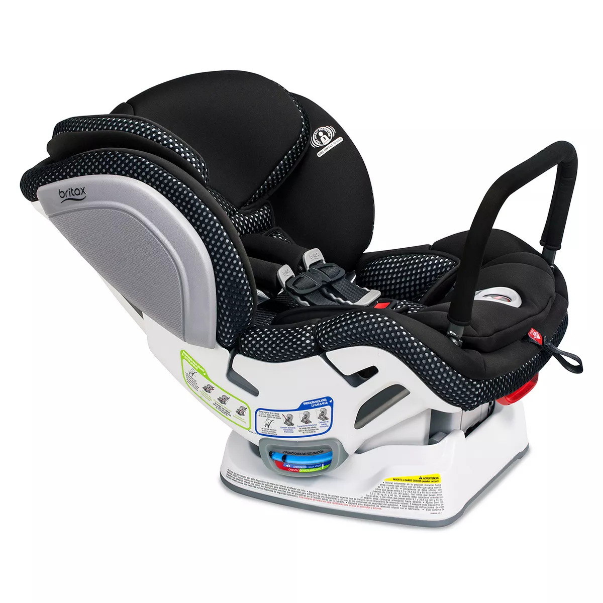 Britax Advocate ClickTight Anti-Rebound Bar Cool Flow Convertible Car Seat - Gray