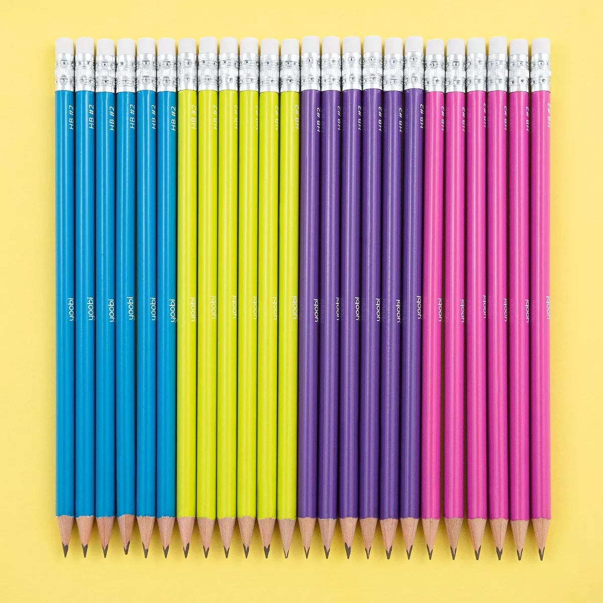 Triangle #2 Pencils Pre-sharpened Multicolor, 24pk - Yoobi™