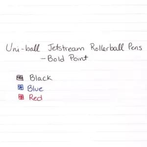 Uni-Ball Jetstream RT Roller Ball Retractable Waterproof Pen Black Ink Bold 73832