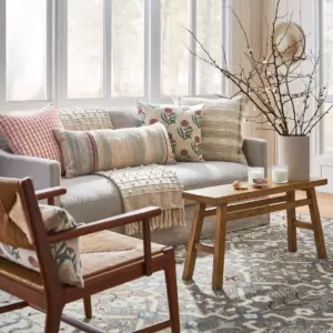 Oversized Woven Lumbar Pillow - Threshold™ designed with Studio McGee