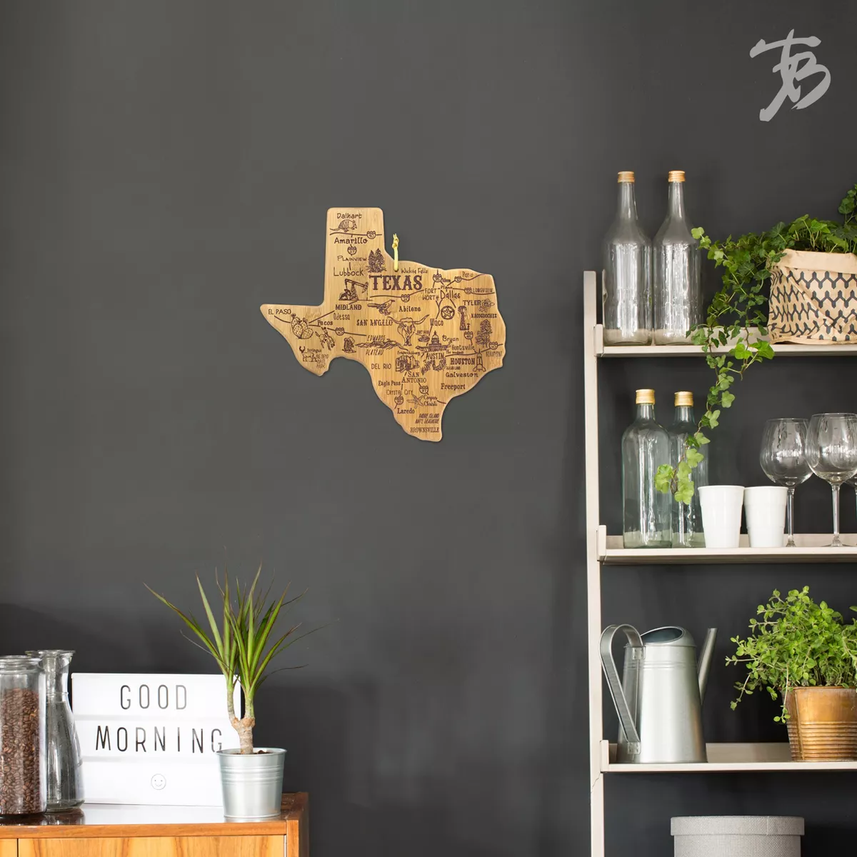 Totally Bamboo Destination Texas Cutting Board 14
