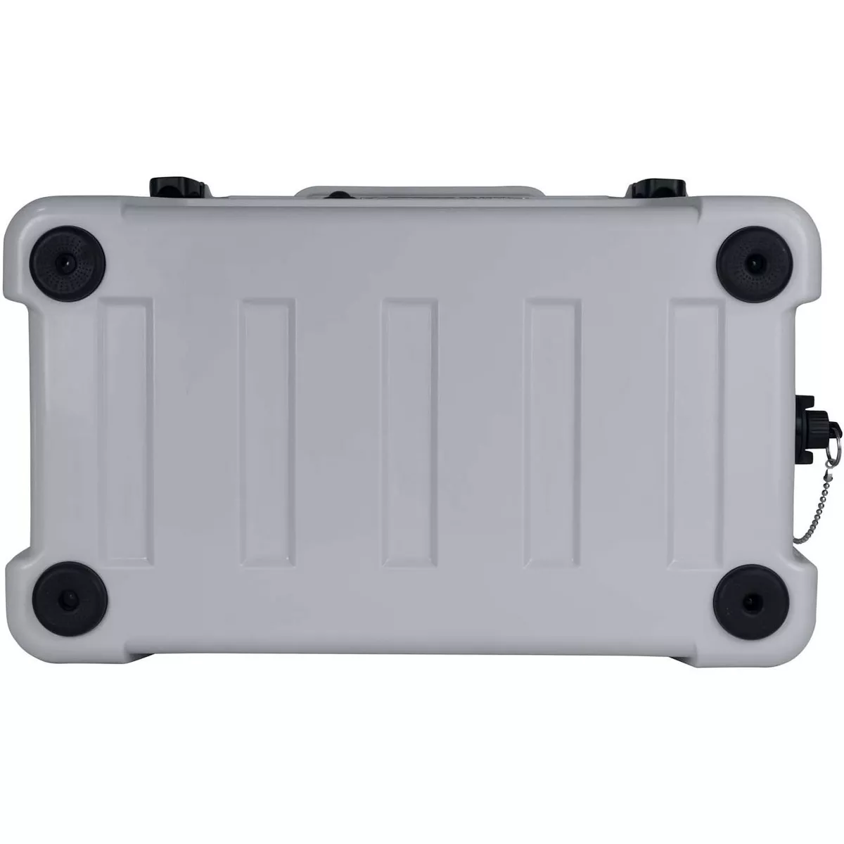 Driftsun Heavy Duty Rotomolded Thermoplastic UV Resistant Portable 45 Quart Insulated Hardside Ice Chest Beverage Cooler, Grey