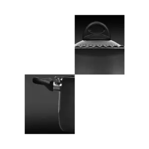 Bialetti 7265 2 In 1 Nonstick Aluminum 5 Quart Oval Shaped Kitchen Pasta Pot with Lockable Strainer Lid and Heat Resistant Handles, Black